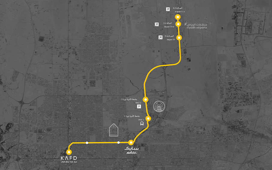 Metro Rout In Riyadh Riyadh Metro Advertising | Smart Transit OOH | Al Arabia